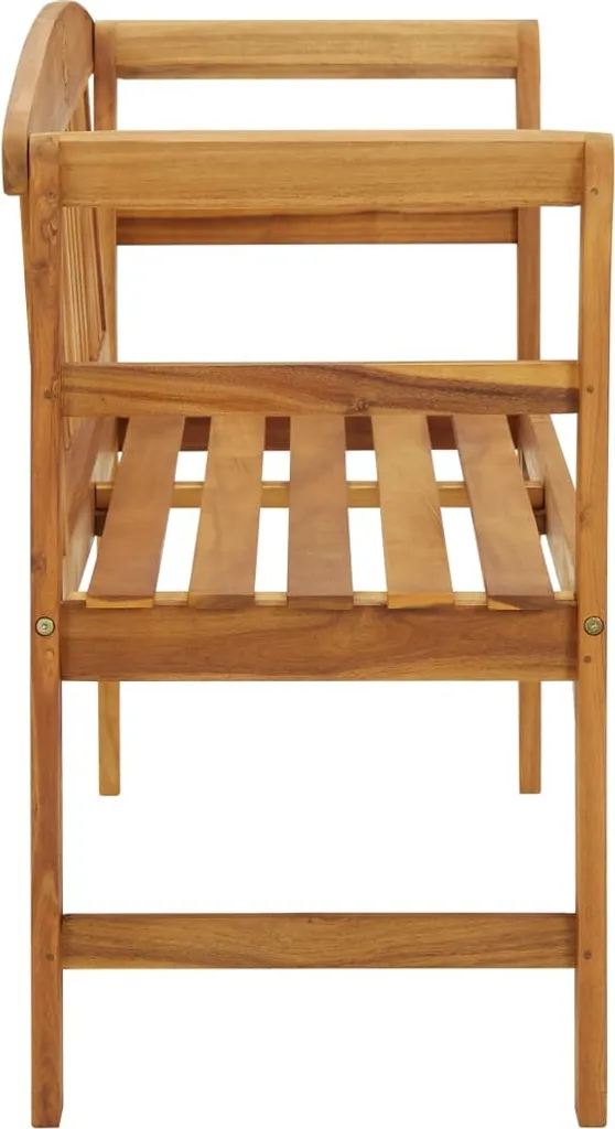 VidaXL Gartenbank 114 Cm Massivholz Akazie 3 VidaXL Gartenbank 114 Cm Massivholz Akazie – Bild 3