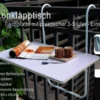 Balkon Klapptisch - 60 X 40 Cm - Hängetisch Balkontisch