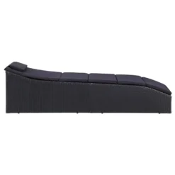 VidaXL Sonnenliege Mit Auflage Poly Rattan Schwarz -Stil Beet Verkaufsgeschäft d3fccd43bb91299f6b4d013968907ed4
