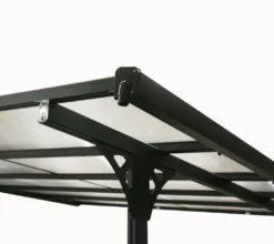 Westmann Aluminium Terassenüberdachung Mit Doppelstegplatten "Bruce" Schwarz 556 X 300 X 225-270 Cm (L X B X H) -Stil Beet Verkaufsgeschäft d40bc05cae3ea72321aaf281321b7414