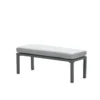 Garden Impressions Lounge/Dining Bank Andrea L 120 X B 45 Cm X H 46 Cm Carbon Black