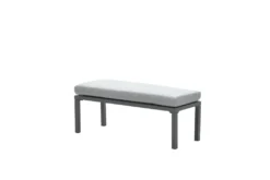 Garden Impressions Lounge/Dining Bank Andrea L 120 X B 45 Cm X H 46 Cm Carbon Black