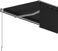 VidaXL Gelenkarmmarkise Einziehbar Mit Jalousie 3,5x2,5 M Anthrazit -Stil Beet Verkaufsgeschäft d7cc0dc3546c044e04fd7f1cf92604ed