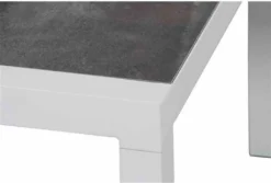 Loungetisch Belia, 120x69x48 Cm, Gestellmaterial Aluminium Pulverbeschichtet In Weiß, Fläche Aus In -Stil Beet Verkaufsgeschäft d9189da0d8b17e9535d45461b61fd656