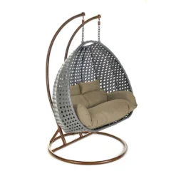 HOME DELUXE - Polyrattan Hängesessel TWIN - Nur Kissen | Kissen Für Hängesessel, Nestkissen, Polsterauflage, Sitzkissen -Stil Beet Verkaufsgeschäft d979605e9141fc1fea4268337560faad