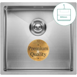 MIZZO Linea Edelstahl Spüle 450-400 Flächenbundig / Unterbau -Stil Beet Verkaufsgeschäft da81fe3868198f888c2a6b6fa8016ac6