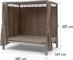 Blumfeldt Sonnenliegen Für 2 Personen, Liege Für Den Garten & Terrasse, Große Sonneninsel Outdoor, Doppelliege Mit Verstellbarer Rückenlehne, Sonnenliege Mit Dach, Liegeinsel Wasserfest, Garten Möbel 19 Blumfeldt Sonnenliegen Für 2 Personen, Liege Für Den Garten & Terrasse, Große Sonneninsel Outdoor, Doppelliege Mit Verstellbarer Rückenlehne, Sonnenliege Mit Dach, Liegeinsel Wasserfest, Garten Möbel -Stil Beet Verkaufsgeschäft dd0fbe39b61b29d46eae532d94f9a8a9