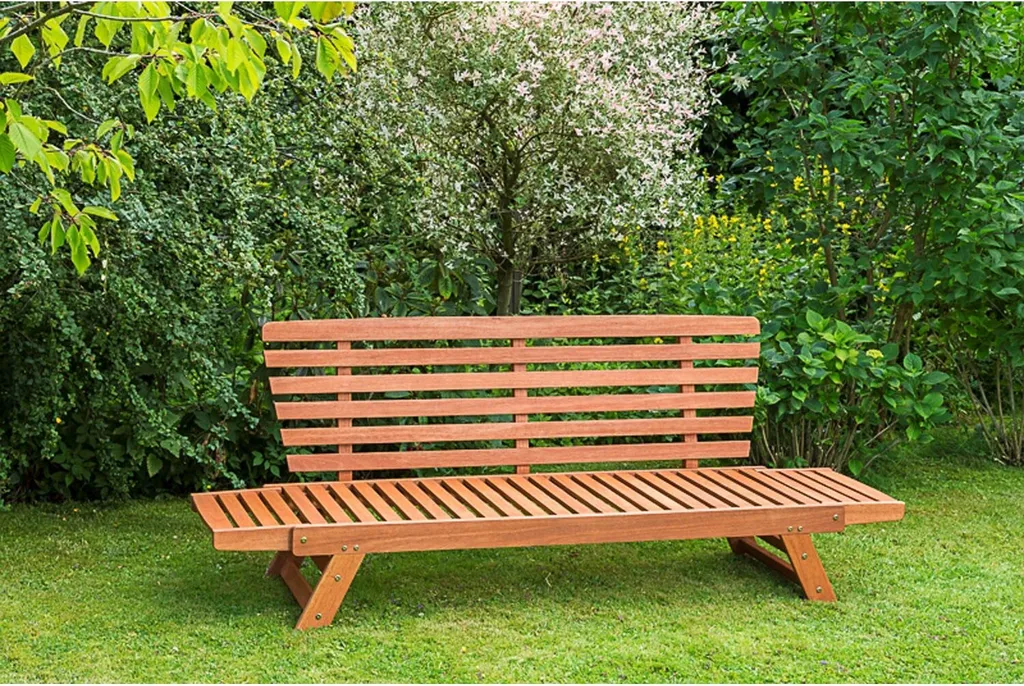 Merxx Gartenbank Mit Sitzkissen Eukalyptus Natur, Rot, Creme 62,5 Cm X 202 Cm X 77 Cm 8 Merxx Gartenbank Mit Sitzkissen Eukalyptus Natur, Rot, Creme 62,5 Cm X 202 Cm X 77 Cm – Bild 8
