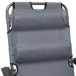 Campingstuhl Liegestuhl Freizeitliege Sonnenliege Strandliege Campingliege Klappliege Liege 153cm | Grau -Stil Beet Verkaufsgeschäft df5790096c9965fa79cd525ac88cfeb6