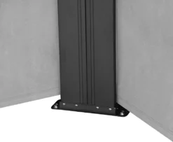 SVITA Doppel Seitenmarkise 600x200cm Sichtschutz Sonnenschutz Ausziehbar Hellgrau -Stil Beet Verkaufsgeschäft e0726ea7875d7a5e55904a4f9bd34eff