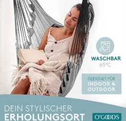 NOKIA Hängesessel Hängeschaukel Hängekorb Inkl 2 Kissenbezüge Und Tasche Für Getränke -Stil Beet Verkaufsgeschäft e09206a601135482831c450c9c343b81