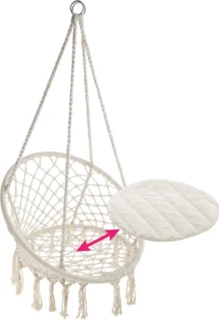 Tectake Hängesessel Jane - Beige -Stil Beet Verkaufsgeschäft e15161f4abb06ccaf69e7c0efd4494e7