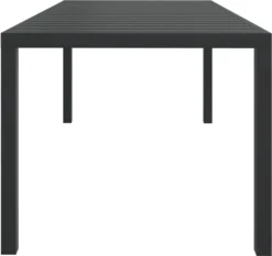 VidaXL Garten-Esstisch WPC Aluminium 185 X 90 X 74 Cm Schwarz -Stil Beet Verkaufsgeschäft e198acadda62b77a2be084ebac81aa9b