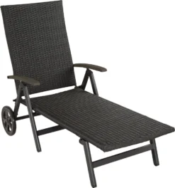Tectake Rollliege Rattan Auckland Klappbar Mit Aluminiumgestell - Schwarz 11 Tectake Rollliege Rattan Auckland Klappbar Mit Aluminiumgestell - Schwarz -Stil Beet Verkaufsgeschäft e19aefaeff9bd24362752b80527bca64