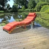 Garden Pleasure Faltliege Nassau + Auflage Sonnenliege Garten Liege Relaxliege
