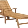 VidaXL Sonnenliege Massivholz Teak
