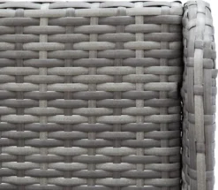 VidaXL Garten-Ecksofas 2 Stk. Poly Rattan Grau -Stil Beet Verkaufsgeschäft e297b4efb924865a16df06ce5f0df4ec