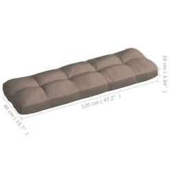 VidaXL Palettensofa-Auflagen 7 Stk. Taupe -Stil Beet Verkaufsgeschäft e40cb959cd27d316f41e6aba9aae52e5