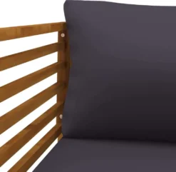 VidaXL Gartenstuhl Mit Dunkelgrauen Kissen Massivholz Akazie 12 VidaXL Gartenstuhl Mit Dunkelgrauen Kissen Massivholz Akazie -Stil Beet Verkaufsgeschäft e4b13003de644778ae9d519ed2edb96c