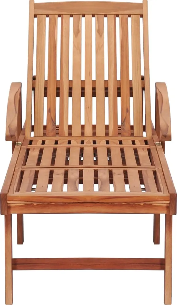 VidaXL Sonnenliegen 2 Stk. Massivholz Teak 3 VidaXL Sonnenliegen 2 Stk. Massivholz Teak - Image 3