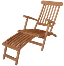 KMH® Deckchair *Classic* Echt TEAK