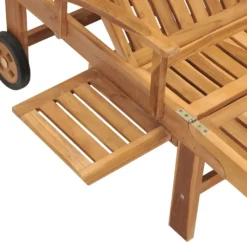 VidaXL Sonnenliege Massivholz Teak -Stil Beet Verkaufsgeschäft e738fb9440333fd7b5e386b4e35d4daf