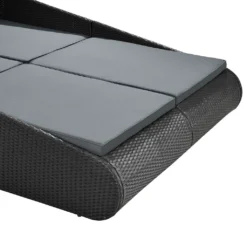 Juskys Polyrattan Sonnenliege Mykonos – XXL Outdoor Doppelliege Mit Polster Kissen In Grau Waschbar – Für Garten & Balkon – Gartenliege Sonneninsel -Stil Beet Verkaufsgeschäft e7606f40fd67e49abbeb43b64e5d0cb7