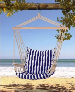 ProGarden Hängesessel Mit Blauen Streifen -Stil Beet Verkaufsgeschäft e80d97886077e90d909930fdcc07efde