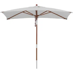 Anndora Sonnenschirm 2,5x1,5m EckigKnickbar Hellgrau - Hellgrau -Stil Beet Verkaufsgeschäft e869e10b858d5e5dda0202752ccec14b