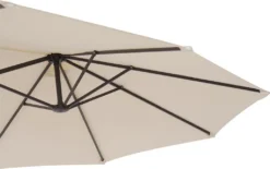 Outsunny Sonnenschirm Gartenschirm Marktschirm Doppelsonnenschirm Terrassenschirm Mit Handkurbel Oval Metall + Polyester Beige 455 X 270 X 240 Cm -Stil Beet Verkaufsgeschäft e8b79775d433fcb37ed7853b9447d861