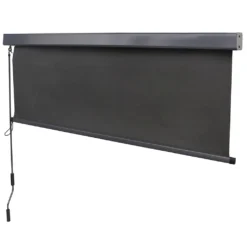 Mucola Senkrechtmarkise 160x250 Cm Markise Seitenmarkise Anthrazit Windschutz -Stil Beet Verkaufsgeschäft e934381bc4edb33a9b60a72d476a149a