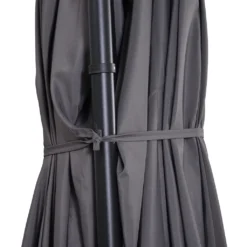 Outsunny Sonnenschirm Mit Kurbel, Doppelschirm, Verstellbarer Gartenschirm, Sonnenschutz, Metall, Grau, 460 X 270 X 250 Cm -Stil Beet Verkaufsgeschäft e998eb03f4047d8bf24651e81657c0c8