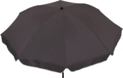 Solaris Sonnenschirm 180cm, Anthrazit - Rund