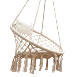 Hängestuhlgestell Mit Makramee Hängesessel 215cm Boho Hängestuhl Bis 120kg Beige -Stil Beet Verkaufsgeschäft ead8f39ed0437bd0aa7549374198370a