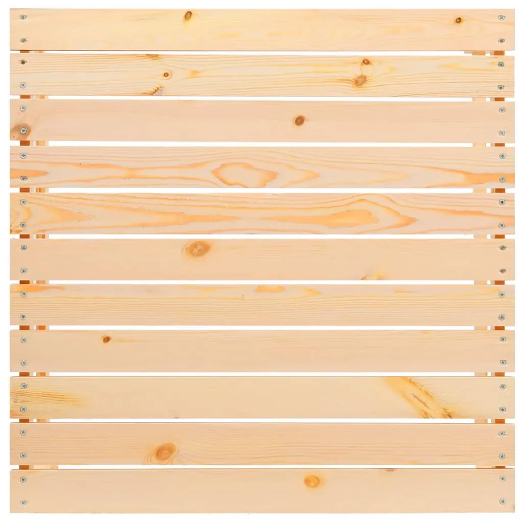 VidaXL 3-tlg. Garten-Lounge-Set Mit Creme Kissen Massivholz Kiefer 5 VidaXL 3-tlg. Garten-Lounge-Set Mit Creme Kissen Massivholz Kiefer - Image 5