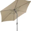(DPD) Aluminium Sonnenschirm Mit Knick Ø 2,5 M - Farbe: Beige (2200)