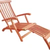 KMH® Hartholz Deckchair (FSC Eukalyptus)