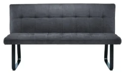 Bank "TALEA" Aus Microfaser In Grau. Abmessungen (BxHxT) 160x92x59 Cm -Stil Beet Verkaufsgeschäft ec5dbef01bf19aead8756fe8eaab6996