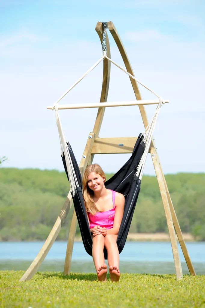 Amazonas Hängesesselgestell Atlas 147 X 234 X 139 Cm; Natur, AZ-4013100 1 Amazonas Hängesesselgestell Atlas 147 X 234 X 139 Cm; Natur, AZ-4013100