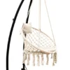 Hängestuhlgestell Mit Makramee Hängesessel 215cm Boho Hängestuhl Bis 120kg Beige