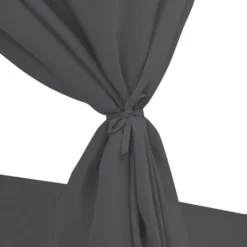 VidaXL Outdoor-Lounge-Bett Mit Vorhängen Poly Rattan Grau 11 VidaXL Outdoor-Lounge-Bett Mit Vorhängen Poly Rattan Grau -Stil Beet Verkaufsgeschäft ee86ae2cf9ece02039163d2e9580857a