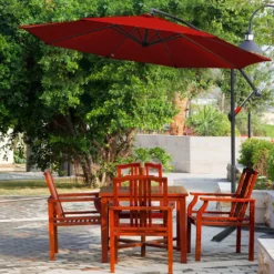 Lospitch 3m Sonnenschirm Ampelschirm Gartenschirm Terrassen UV40+ Marktschirm,Rot,3m 13 Lospitch 3m Sonnenschirm Ampelschirm Gartenschirm Terrassen UV40+ Marktschirm,Rot,3m -Stil Beet Verkaufsgeschäft efcf1b294e1e515bb1fd0cdfffa71cec