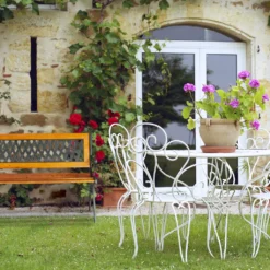 Relaxdays Gartenbank Flechtdesign -Stil Beet Verkaufsgeschäft f02282f19b5bd2901bbc775064284f2b