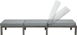 SVITA PEACH Gartenliege Sonnenliege Relaxliege Polsterauflage Klappbar Polyrattan Grau 10 SVITA PEACH Gartenliege Sonnenliege Relaxliege Polsterauflage Klappbar Polyrattan Grau -Stil Beet Verkaufsgeschäft f07f1427dbcfb6ace938d97bc348ae5b