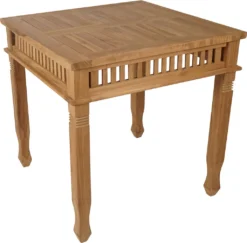 KMH® Teak Tisch *Colonial* 80x80 Cm
