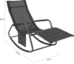 SoBuy OGS47-MS Schaukelliege Sonnenliege Mit Seitentasche Gartenliege Relaxstuhl Schwingliege Schwarz/Grau Belastbarkeit 150 Kg 9 SoBuy OGS47-MS Schaukelliege Sonnenliege Mit Seitentasche Gartenliege Relaxstuhl Schwingliege Schwarz/Grau Belastbarkeit 150 Kg -Stil Beet Verkaufsgeschäft f36c249fc6cb3a93f46b6cb4de1c75fb