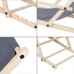EINFEBEN Liegestuhl Campingstuhl Klappliege Strand Klappbar Sonnenstuhl Holz Sonnenliege Grau 11 EINFEBEN Liegestuhl Campingstuhl Klappliege Strand Klappbar Sonnenstuhl Holz Sonnenliege Grau -Stil Beet Verkaufsgeschäft f580f02cfe6e1bd7f1c87146a779580b