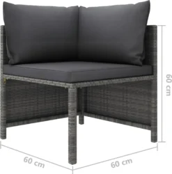 VidaXL 2-Sitzer-Gartensofa Mit Polstern Grau Poly Rattan 11 VidaXL 2-Sitzer-Gartensofa Mit Polstern Grau Poly Rattan -Stil Beet Verkaufsgeschäft f5aa9c3dcd5dee0f7da126a131d0b475
