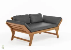 Perfecthomeshop Massives Gartenbankset Aus Holz 2 Stück - Leicht Verstellbare Gartenlounge Mit Kissen Und Polsterung - Ideal Als Gartensofa Oder Gartenliege Für Die Terasse Oder Balkon -Stil Beet Verkaufsgeschäft f5d6fe4bef840a81369a22af81c423ed