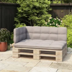 VidaXL Rückenlehne Für Palettensofa Schwarz 110 Cm Eisen -Stil Beet Verkaufsgeschäft f5d74bcf68e9be53f45cfd1aa327ed55